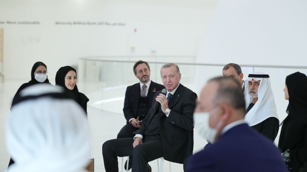 BAE'li gençlerle buluşan Erdoğan duyurdu: 2023'te Milli roketle aydayız